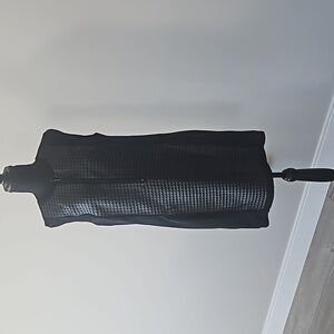 Worthington | Womens Black Zip Midi Dress Size 12